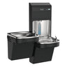 Elkay LZSTL8WSBPRO-FLP4 Pro Filtration™ Bottle Filling Station & Bi-Level ADA Cooler – Refrigerated, Black Stainless, Total PFAS + Lead Filter
