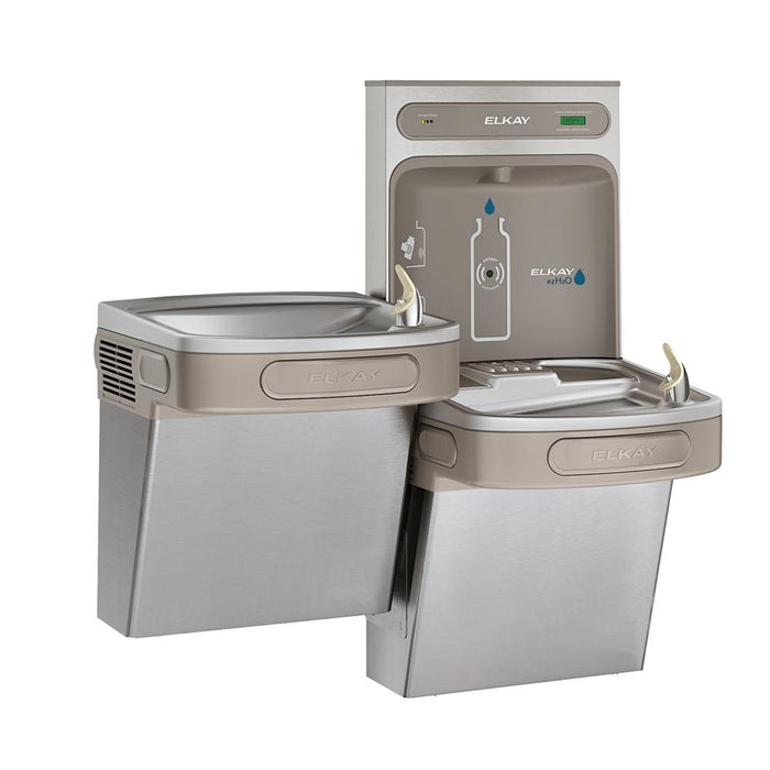 Elkay LZSTL8WSSK Stainless Steel ezH2O Bottle Filling Station with Versatile Bi-Level ADA Cooler – Touchless – Refrigerated  – Indoor Use