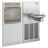 Elkay LZWS-SFGRN8K ezH2O® SwirlFlo® Bottle Filling Station with Single Fountain, Filtered & Refrigerated - The Fountain Direct