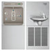 Elkay LZWS-SFGRN8K ezH2O® SwirlFlo® Bottle Filling Station with Single Fountain, Filtered & Refrigerated - The Fountain Direct