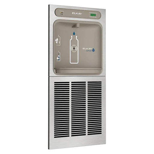 Elkay LZWSGRNM8K Stainless Steel ezH2O In-Wall Bottle Filling Station with Mounting Frame – Filtered - The Fountain Direct