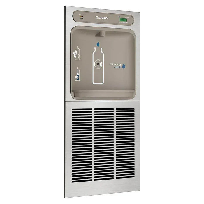 Elkay LZWSGRNM8K Stainless Steel ezH2O In-Wall Bottle Filling Station with Mounting Frame – Filtered - The Fountain Direct