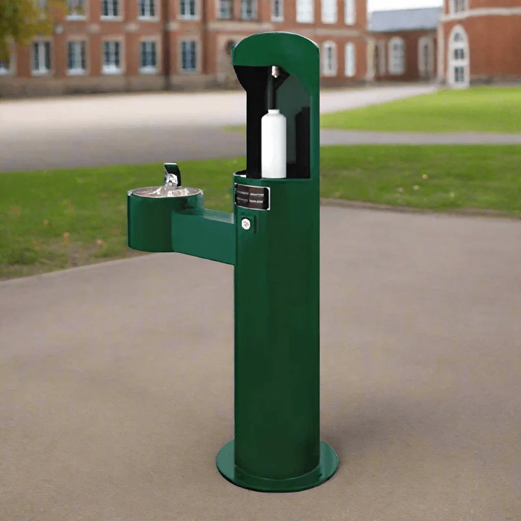 Stern-Williams 7700 Public Drinking Water Fountain & Bottle Filler For Parks – Pet Fountain Option - The Fountain Direct 