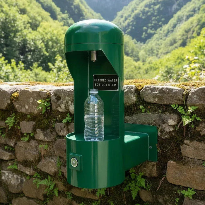 Stern-Williams 7300 Water Fountain & Bottle Filler For Parks – Vandal-Resistant, and Space-Saving - The Fountain Direct