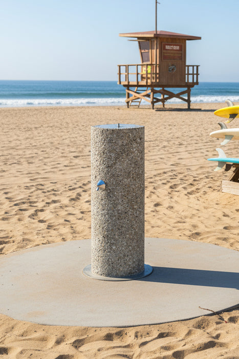 Stern-Williams RPS-6000 – Exterior Concrete Vandal-Resistant Foot Shower - The Fountain Direct 