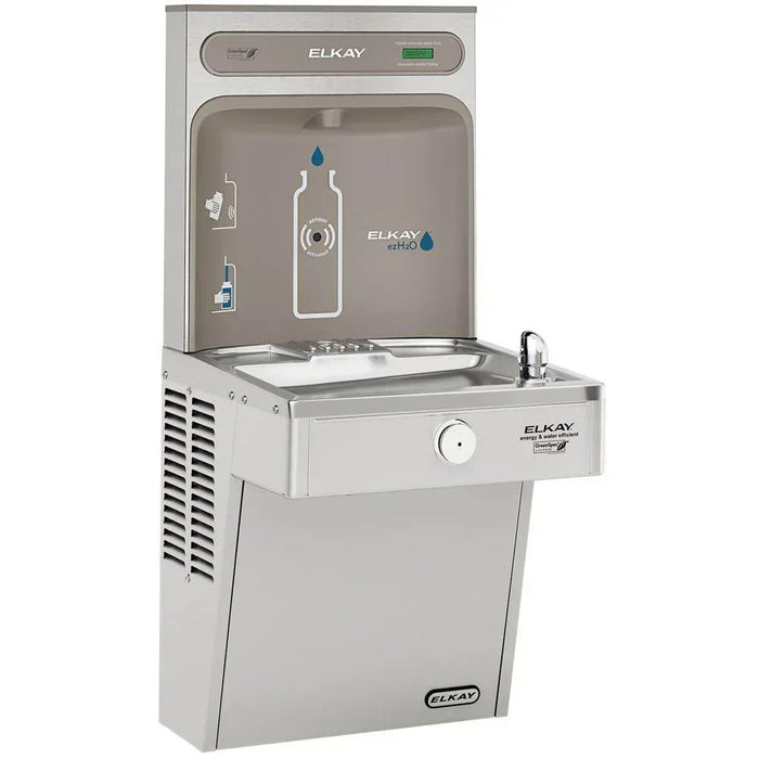Elkay VRCGRN8WSK Bottle Filling Station & Single Vandal-Resistant ADA Cooler – High Efficiency - The Fountain Direct