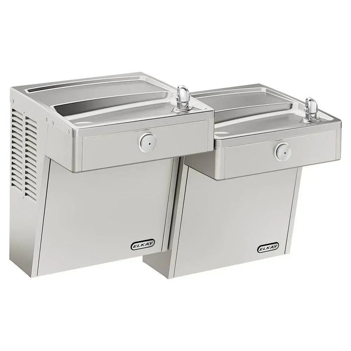 Elkay VRCTL8SC Bi-Level Wall Mount Cooler – Vandal Resistant, Refrigerated - The Fountain Direct