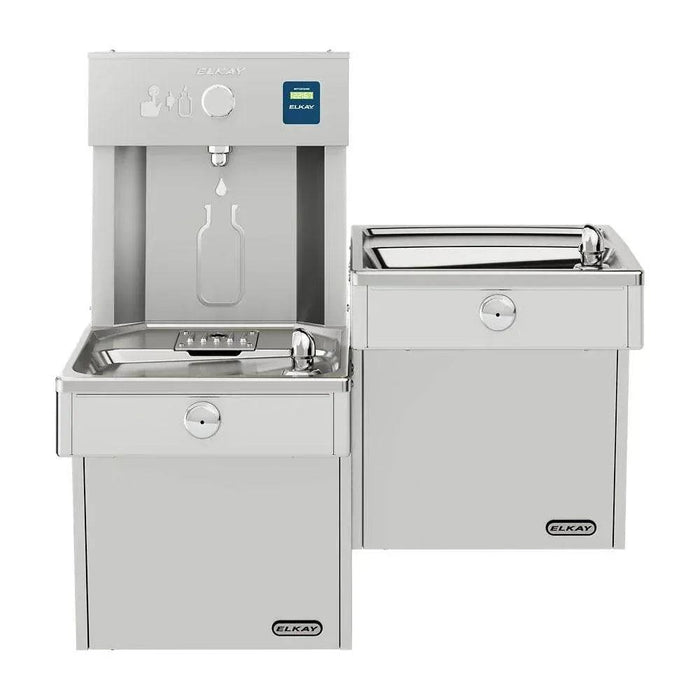 Elkay VRCTLR8WSK ezH2O® Vandal-Resistant Bottle Filling Station with Bi-Level Reverse Cooler - The Fountain Direct