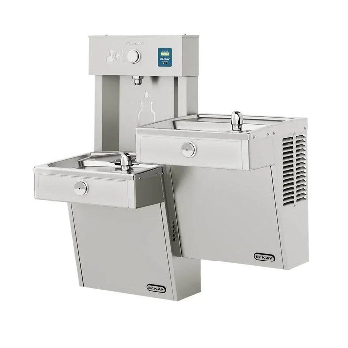 Elkay VRCTLR8WSK ezH2O® Vandal-Resistant Bottle Filling Station with Bi-Level Reverse Cooler - The Fountain Direct