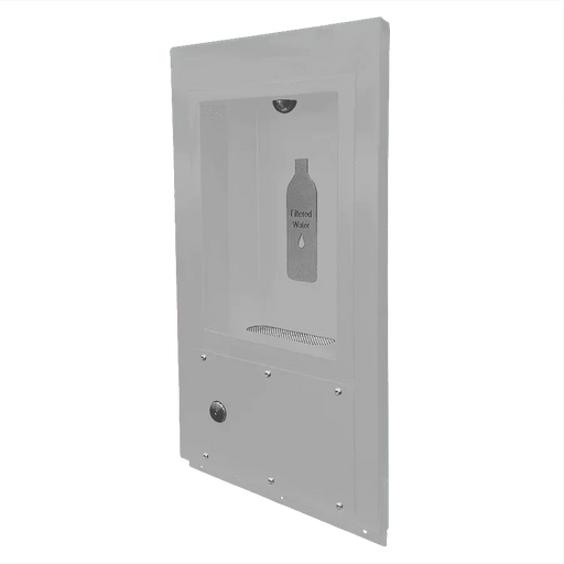 Willoughby WOBF-1RFM Wall-Mounted Outdoor Stainless Steel Water Bottle Filler – Quick-Fill - The Fountain Direct