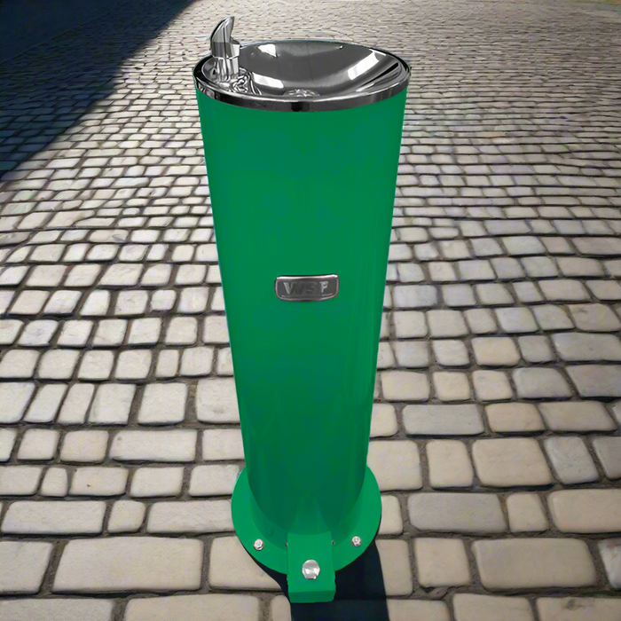 Willoughby WODF-1-HF Foot-Operated Outdoor Stainless Steel Drinking Fountain – Vandal-Resistant