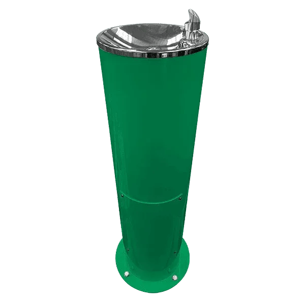Willoughby WODF-1-HF Foot-Operated Outdoor Stainless Steel Drinking Fountain - The Fountain Direct