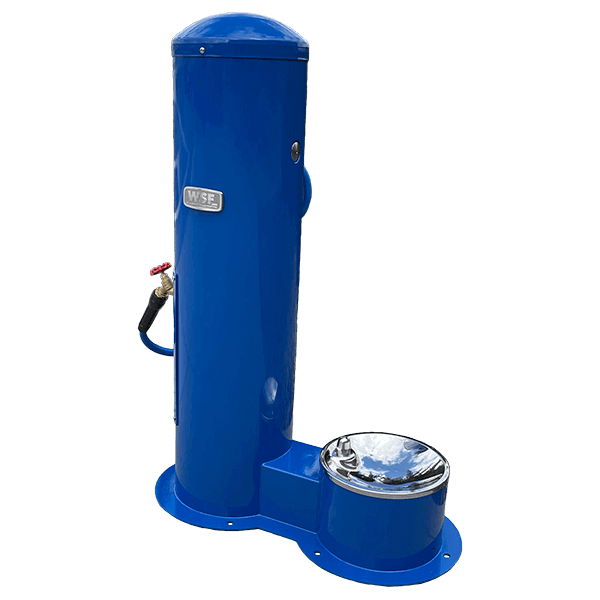 Willoughby WODF-1-PET-HBE-HH Stainless Steel  Outdoor Pet Drinking Fountain – with Hose Bibb & Hanger U.S.-Made