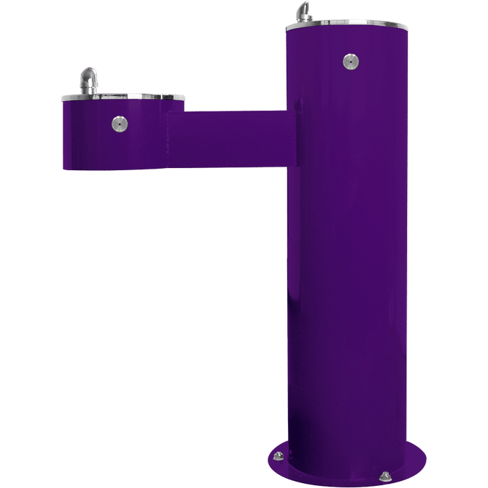 Willoughby WODF-2FA-HC Outdoor Two-Station Stainless Steel Water Drinking Fountain – ADA Compliant – Vandal-Resistant