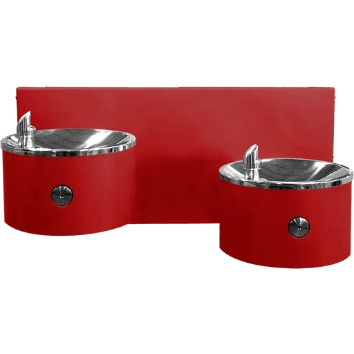 Willoughby WODF-2WM Dual Wall-Mounted Outdoor Water Drinking Fountain - The Fountain Direct