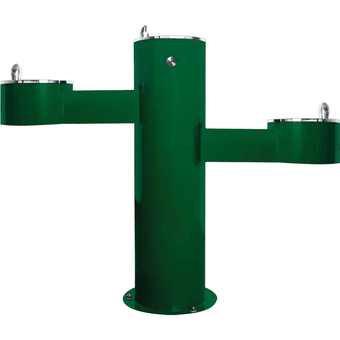 Willoughby WODF-3-HC-CHD Three-Station Stainless Steel Outdoor Water Drinking Fountain - The Fountain Direct