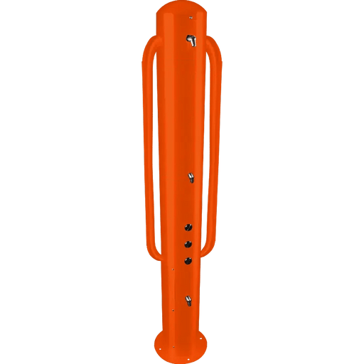 Willoughby WODS-ADA-1A-1 Accessible Stainless Steel Outdoor Shower Tower – Dual-Height - The Fountain Direct