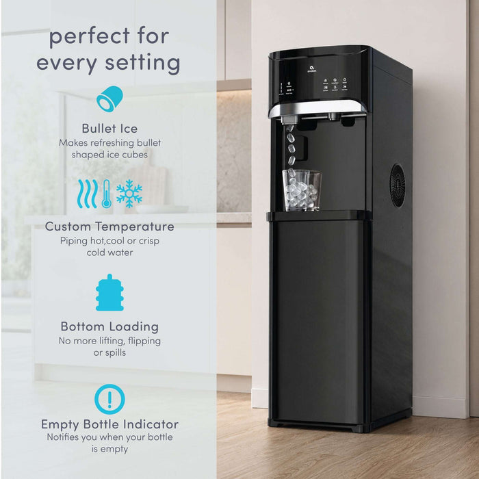 Avalon A20-B Bottom-Loading Water Cooler with Bullet Ice Maker - front view