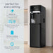 Avalon A20-B Bottom-Loading Water Cooler with Bullet Ice Maker - front view