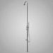 Magnus Stainless Steel Freestanding Pool Shower with Hand and Foot Shower – Brushed Finish - The Fountain Direct