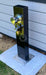 NW Showers Black Outdoor Foot Wash Station with a Garden Hose Connection & Hot & Cold Mixer - The Fountain Direct