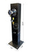 Black Outdoor Foot Wash Station with a Garden Hose Connection & Hot & Cold Mixer - The Fountain Direct 