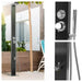 NW Showers Bondi Black ADA 316L Marine Grade Stainless Steel Outdoor Pool ShowerTower Panel - The Fountain Direct