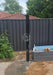 NW Showers Bondi Black ADA 316L Marine Grade Stainless Steel Outdoor Pool ShowerTower Panel - The Fountain Direct