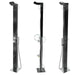 NW Showers Bondi Black ADA 316L Marine Grade Stainless Steel Outdoor Pool ShowerTower Panel - The Fountain Direct
