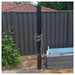 Bondi Black ADA 316L Marine Grade Stainless Steel Outdoor Pool ShowerTower Panel - The Fountain Direct 