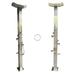 Bondi Double Head Stainless Steel Outdoor Double Rainfall Shower with Foot Wash & Handheld Wand - The Fountain Direct 