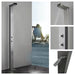 Bondi Push Button 316L Marine Grade Stainless Steel Outdoor Pool Shower - The Fountain Direct 