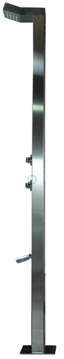 Bondi Push Button 316L Marine Stainless Steel Outdoor Pool Shower - The Fountain Direct 