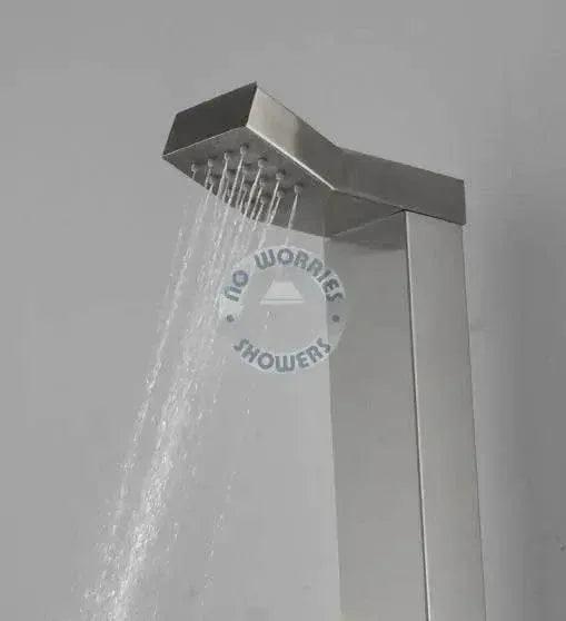NW Showers Bondi Push Button 316L Marine Grade Stainless Steel Outdoor Pool Shower - The Fountain Direct