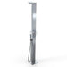 Bondi Silver ADA 316L Stainless Steel Outdoor Pool Shower – Hot & Cold & Foot Wash - The Fountain Direct 