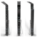 No Worries Showers Brighton Black 316L Stainless Steel Marine Grade Pool Beach Rinse-Off Shower - The Fountain Direct