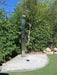 No Worries Showers Brighton Silver 316L Stainless Steel Marine Grade Outdoor Massage Shower - The Fountain Direct