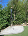 No Worries Showers Brighton Silver 316L Stainless Steel Marine Grade Outdoor Massage Shower - The Fountain Direct 
