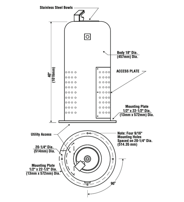 Stern-Williams 5380 Mount Refrigerated Drinking Fountain – Vandal-Resistant & ADA