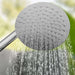 Costera Bahia Wall-Mounted Cold Water Outdoor Shower with 10" Rain Head – Brushed Nickel