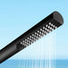 Costera Cala Minimalist Cold Water Outdoor Shower with Curved Wand Head – Matte Black