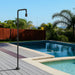 Costera Faro Cold Water Outdoor Shower with Cylinder Spray Head – Matte Black
