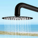 Costera Isla Matte Black Outdoor Shower Column with Rain Head & Foot Wash Spout