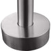 Costera Luna Push-Button Cold Water Outdoor Shower with Self-Closing Valves & Foot Spout – Brushed Nickel