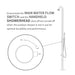 Costera Marbella Poolside Outdoor Shower with Hand Wand & Foot Wash Station – Brushed 316 Stainless Steel