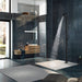 Costera Marbella Matte Black Exterior Shower Column with Hand Sprayer & Foot Rinse, Hot & Cold