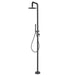 Costera Marea Matte Black Hot & Cold Outdoor Shower Column with Hand Shower