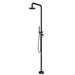 Costera Marea Matte Black Hot & Cold Outdoor Shower Column with Hand Shower