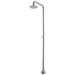 Costera Ola Freestanding Cold Water Outdoor Rain Shower, 10" Head – Brushed Nickel
