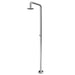 Costera Ola Freestanding Cold Water Outdoor Rain Shower, 10" Head – Brushed Nickel